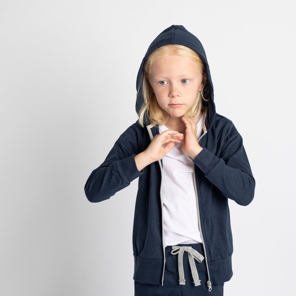 Cloud Hoodie - Hoodies - Navy - 3-6 months - mini mioche