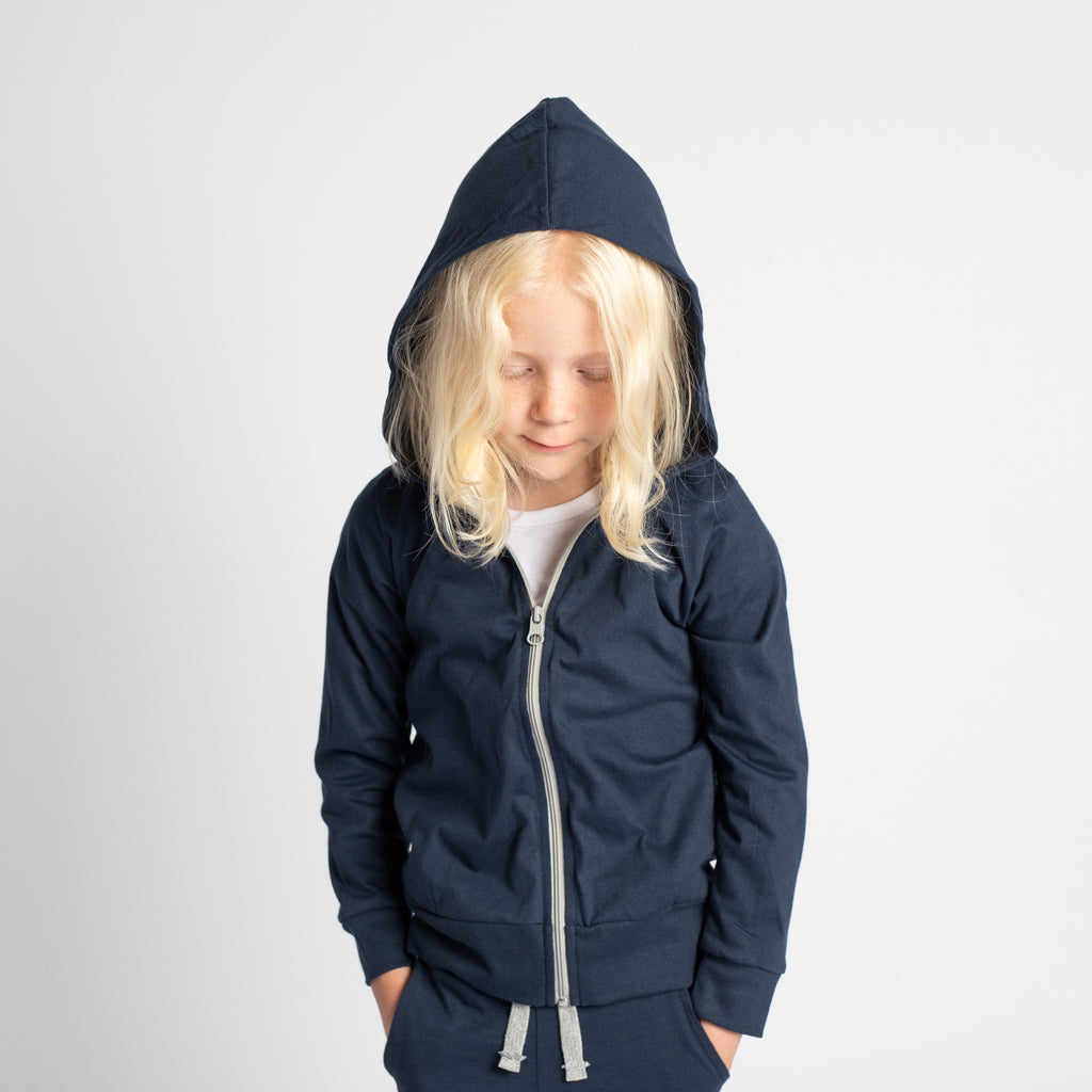 Cloud Hoodie - Hoodies - Navy - 3-6 months - mini mioche