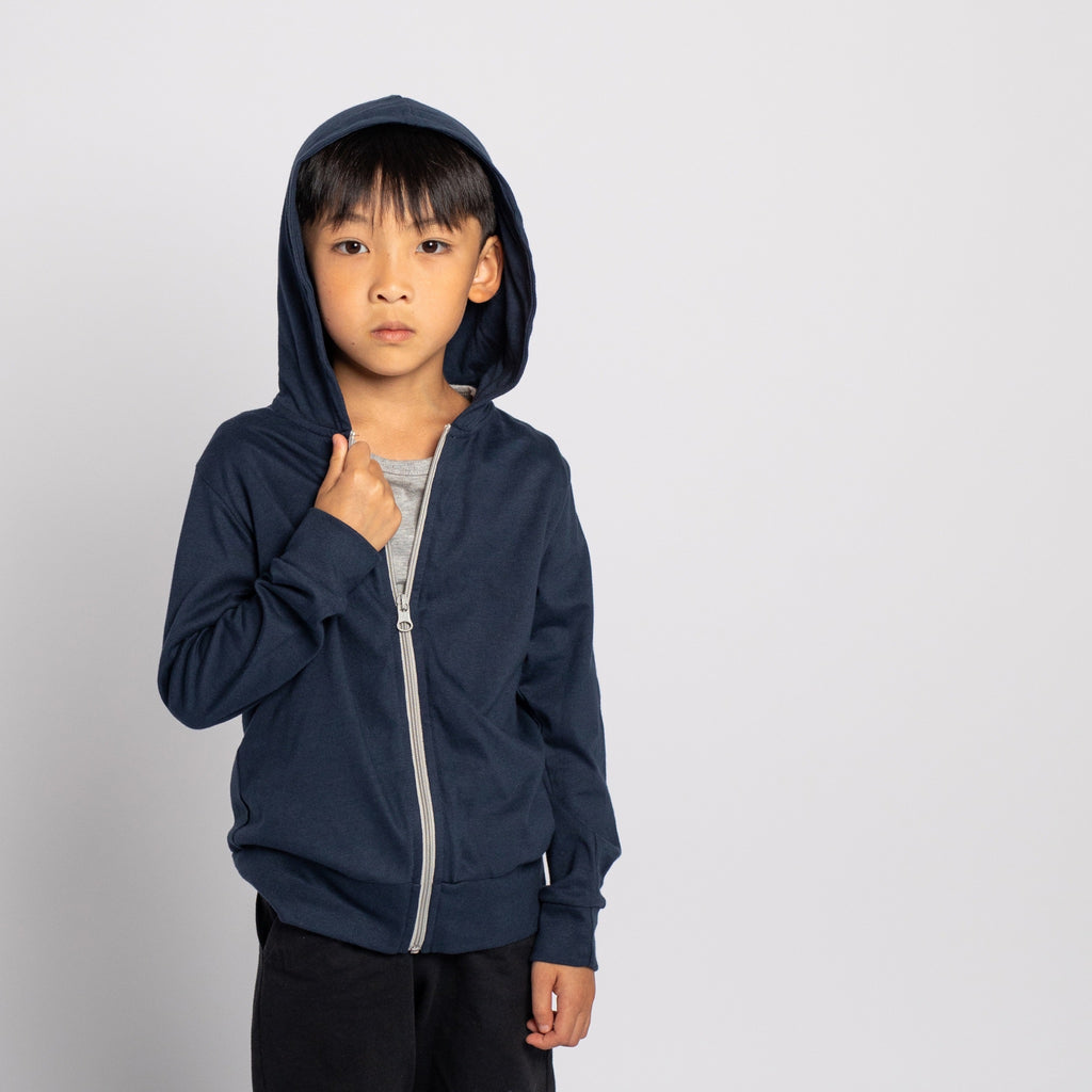 Cloud Hoodie - Hoodies - Navy - 3-6 months - mini mioche