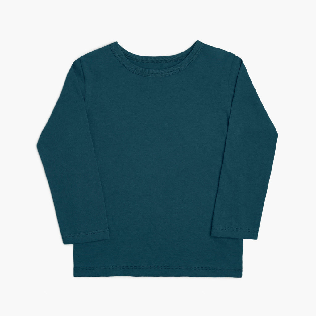 Cloud Long Sleeve Tee - Long Sleeve Tees - Juniper - 1/2 years - mini mioche