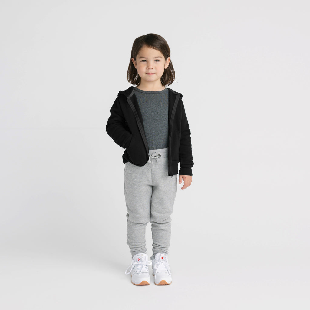 Cloud Long Sleeve Tee - Long Sleeve Tees - Heather Charcoal - 3-6 months - mini mioche