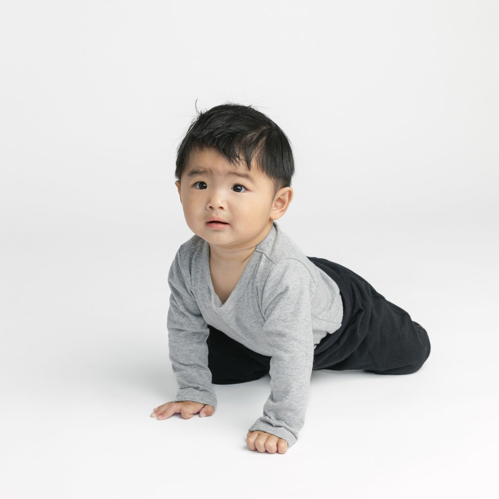 Cloud Lounge Pant - Pants - Black - 0-3 months - mini mioche