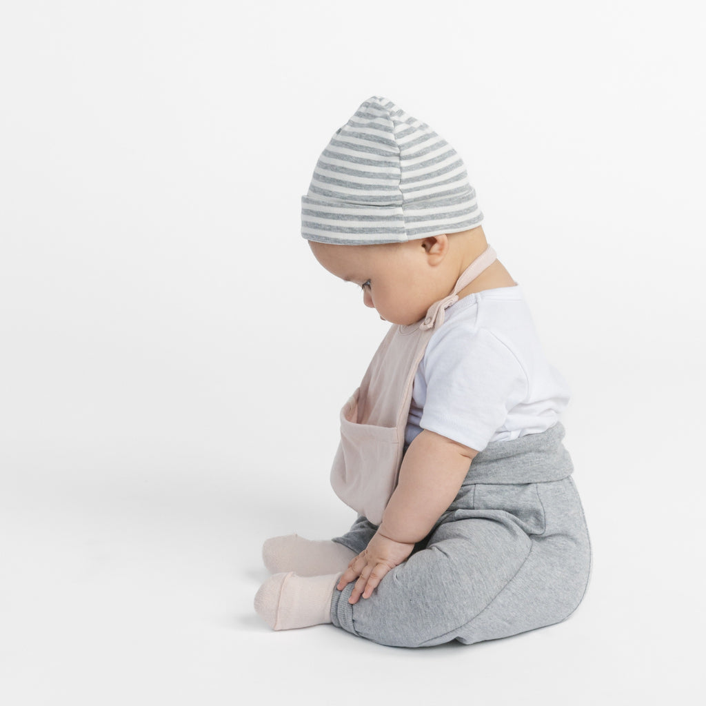 Cloud Lounge Pant - Pants - Heather Grey - 0-3 months - mini mioche