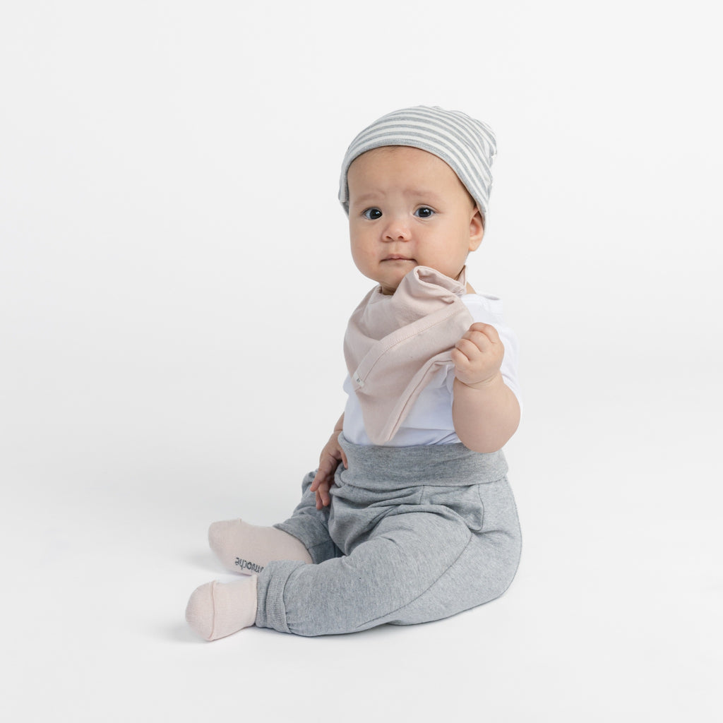 Cloud Lounge Pant - Pants - Heather Grey - 0-3 months - mini mioche