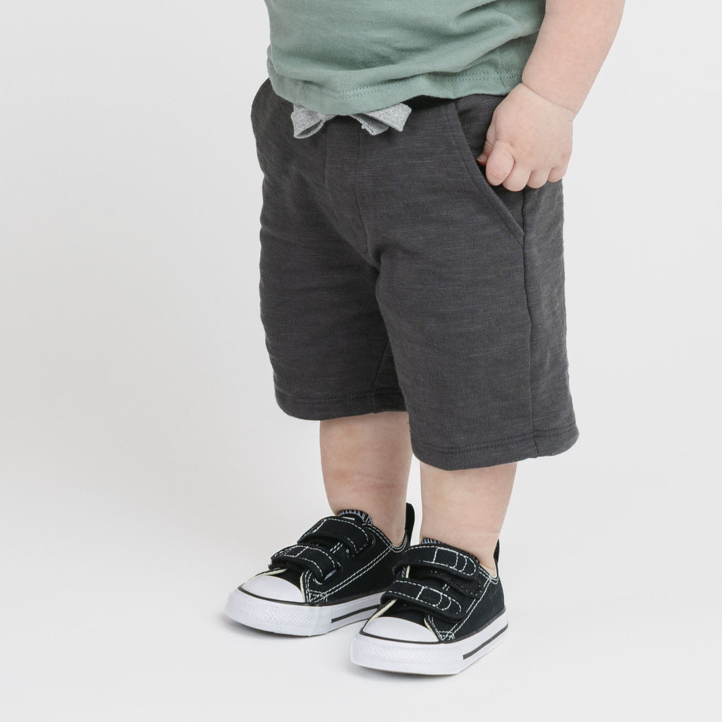 Mod Bermuda Shorts - Shorts - Charcoal - 1/2 years - mini mioche