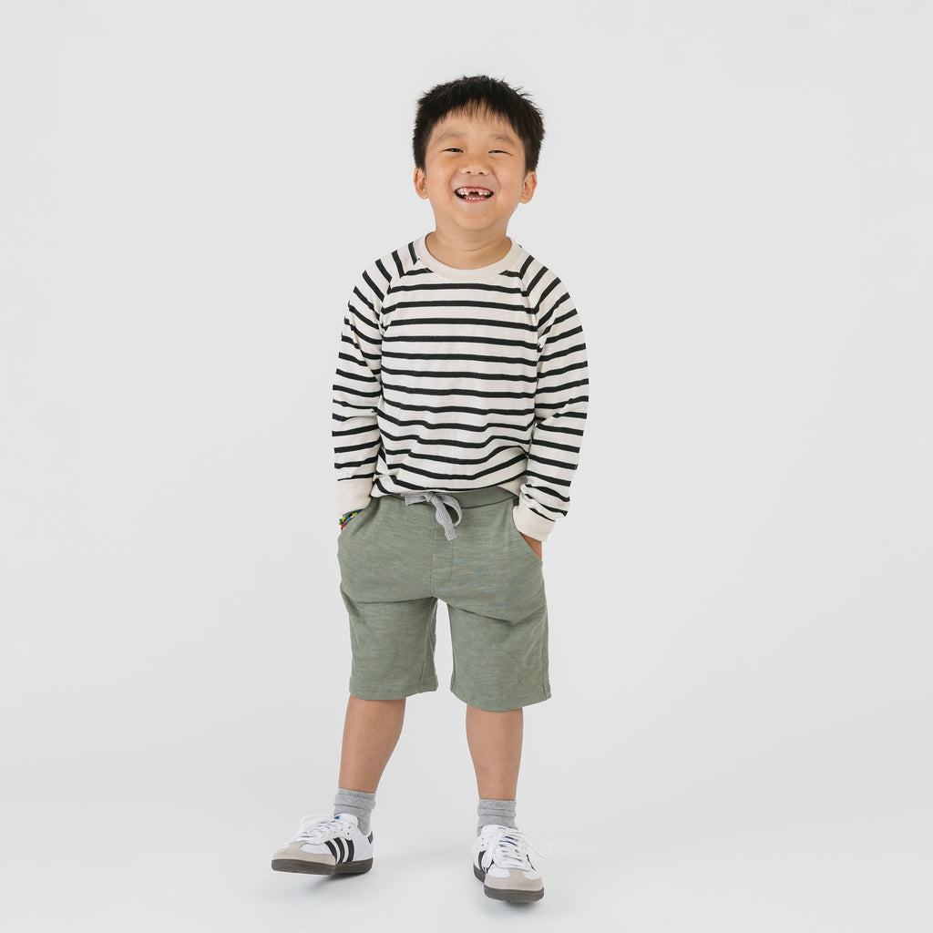 Mod Bermuda Shorts - Shorts - Thyme - 1/2 years - mini mioche