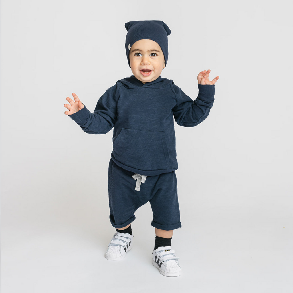 Mod Hoodie - Hoodie - Navy - 1/2 years - mini mioche