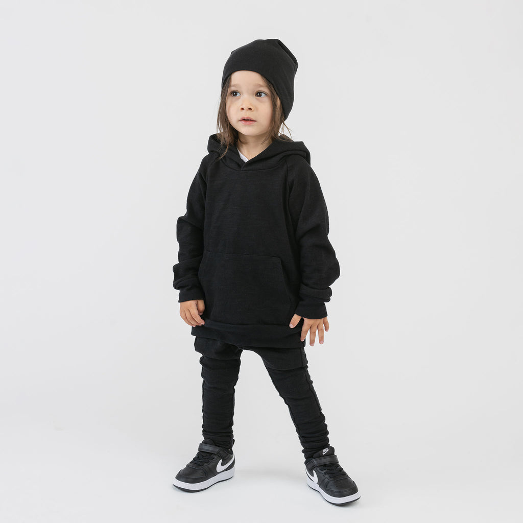 Mod Hoodie - Hoodie - Black - 1/2 years - mini mioche