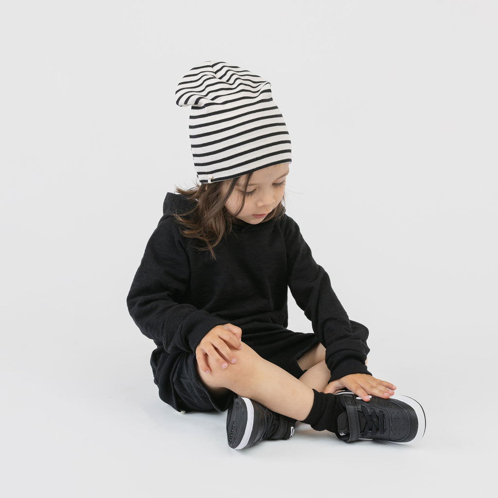 Mod Hoodie - Hoodie - Black - 1/2 years - mini mioche