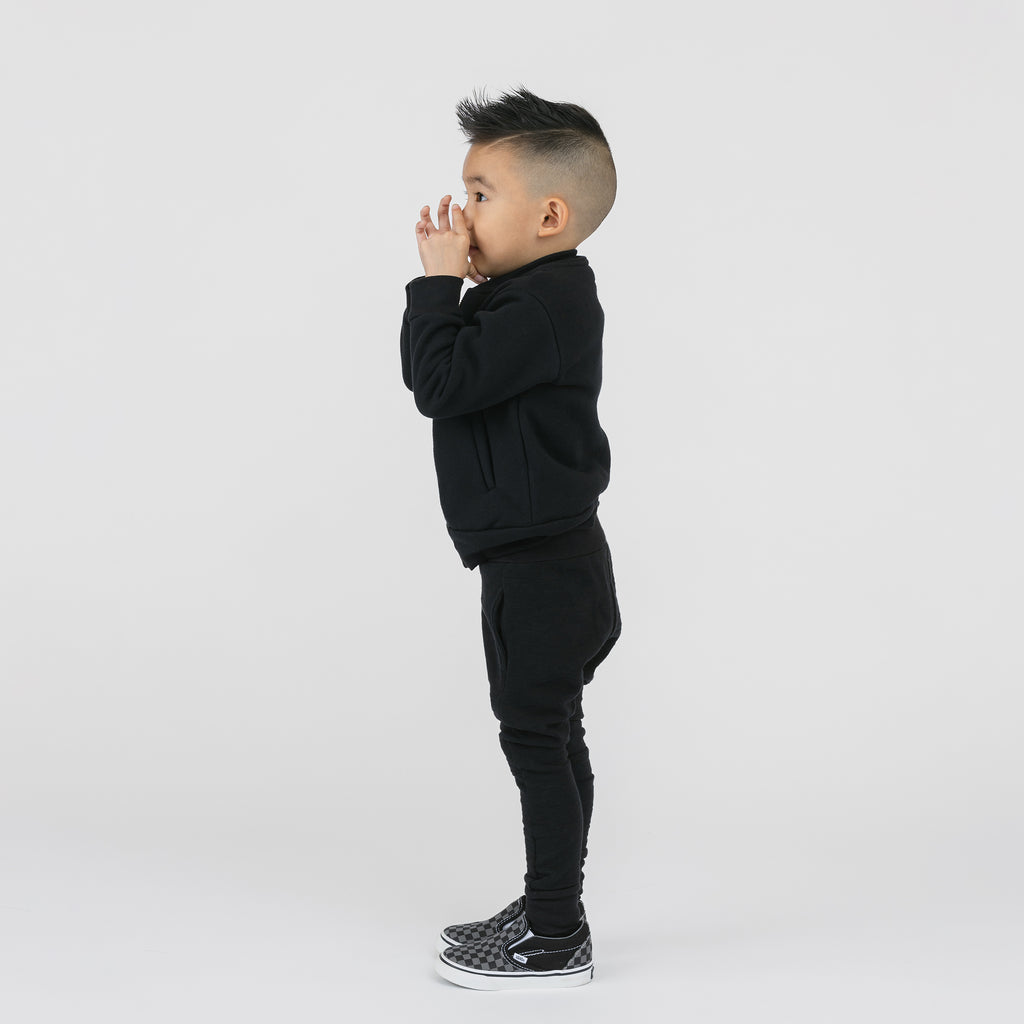 Mod Joggers - Sweatpants - Black - 1/2 years - mini mioche