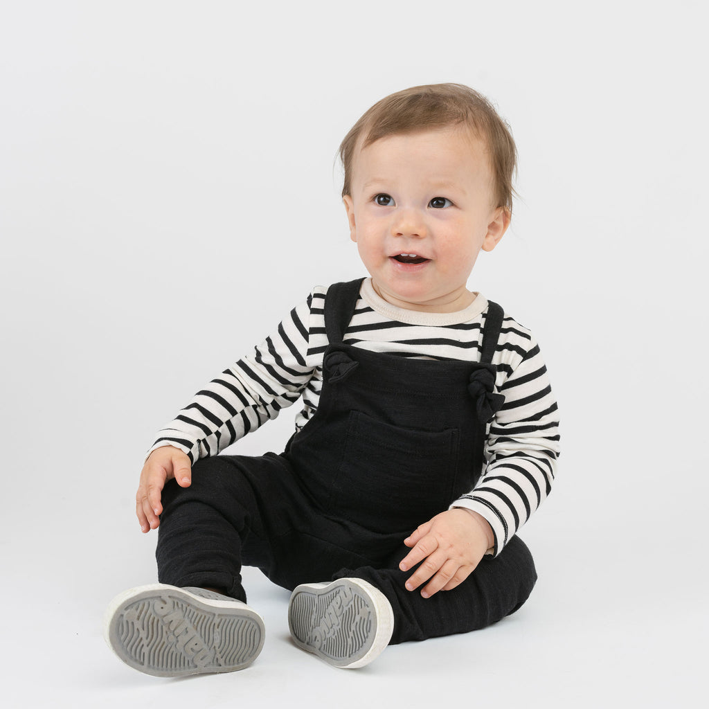 Mod Overalls - Overalls - Black - 1/2 years - mini mioche