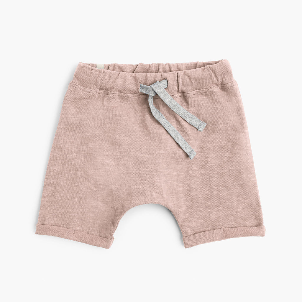 Mod Slouchy Shorts - Shorts - Blossom - 3-6 months - mini mioche