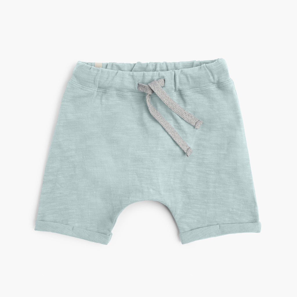 Mod Slouchy Shorts - Shorts - Sky - 3-6 months - mini mioche