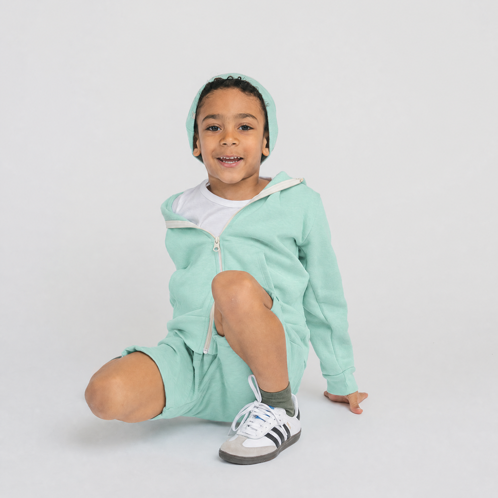 100% Organic Cotton Kids Zip Hoodie (1-14y) | mini mioche