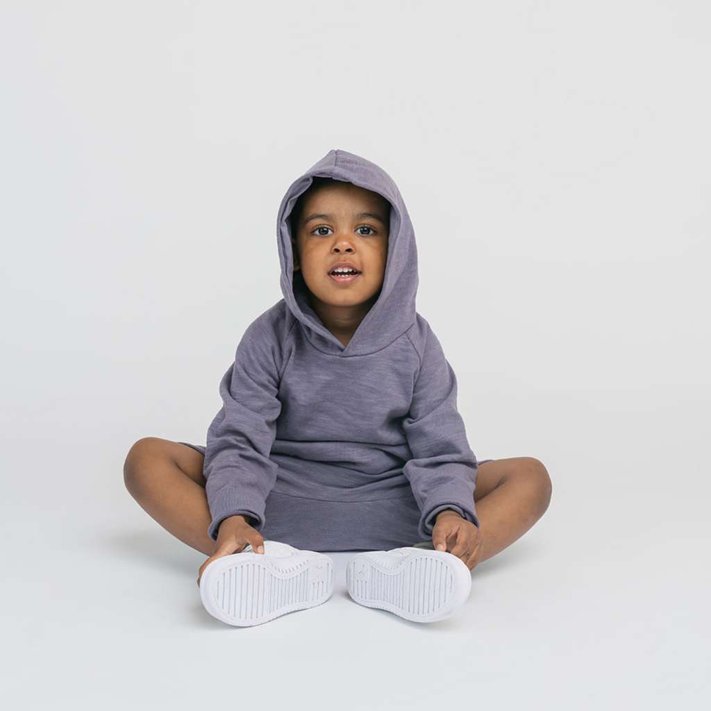 Mod Slouchy Shorts - Shorts - Vintage Plum - 3-6 months - mini mioche