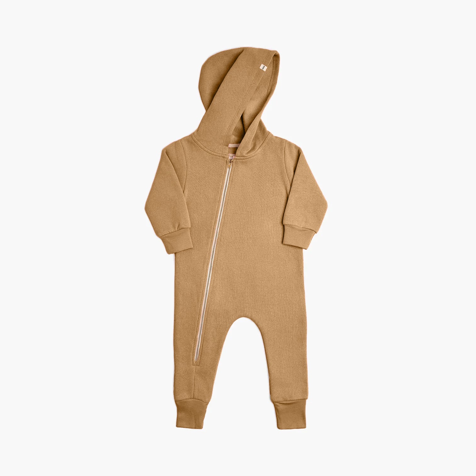 【もずく】B Camp-ball Fleece Rompers 90 もずく】B Camp-ball Fleece Rompers 90 Convertible Romper in Pearl