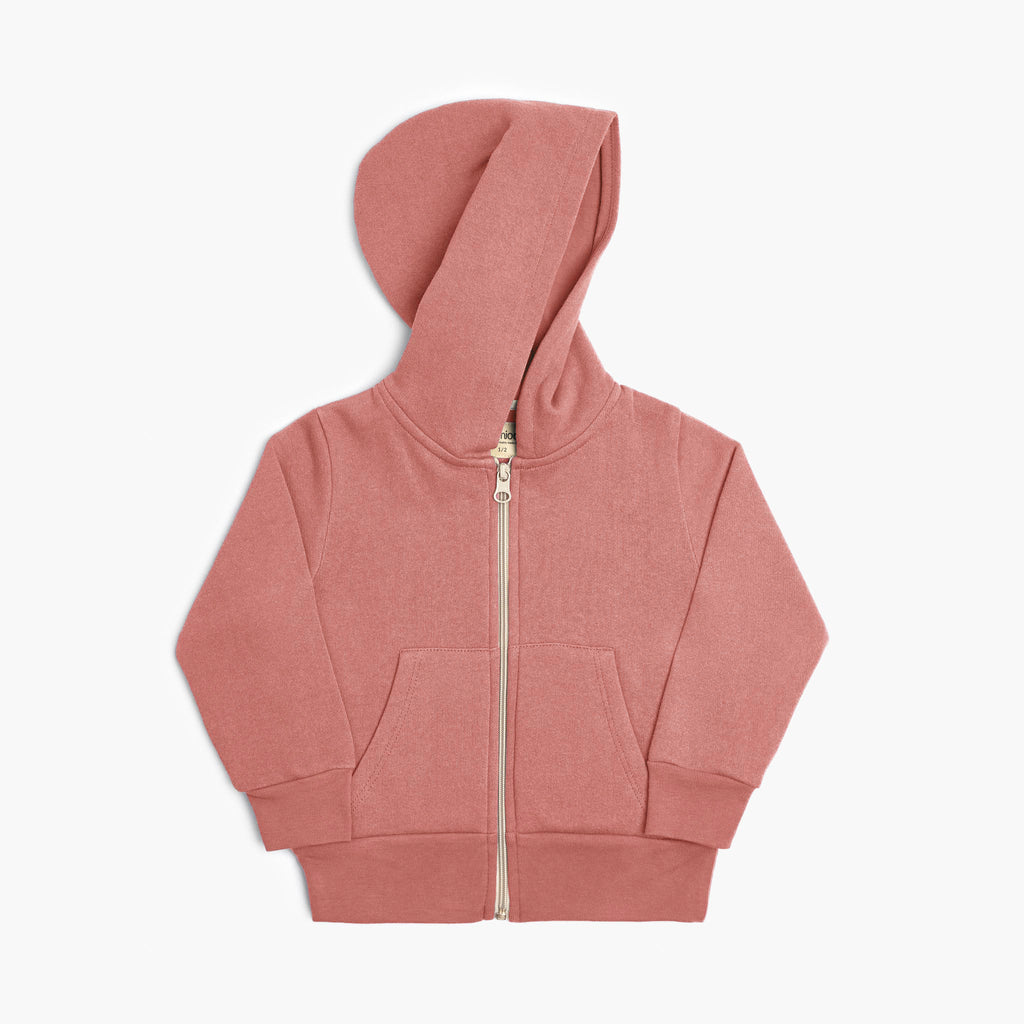 Cozy Hoodie - Hoodies - Clay - 6-12 months - mini mioche