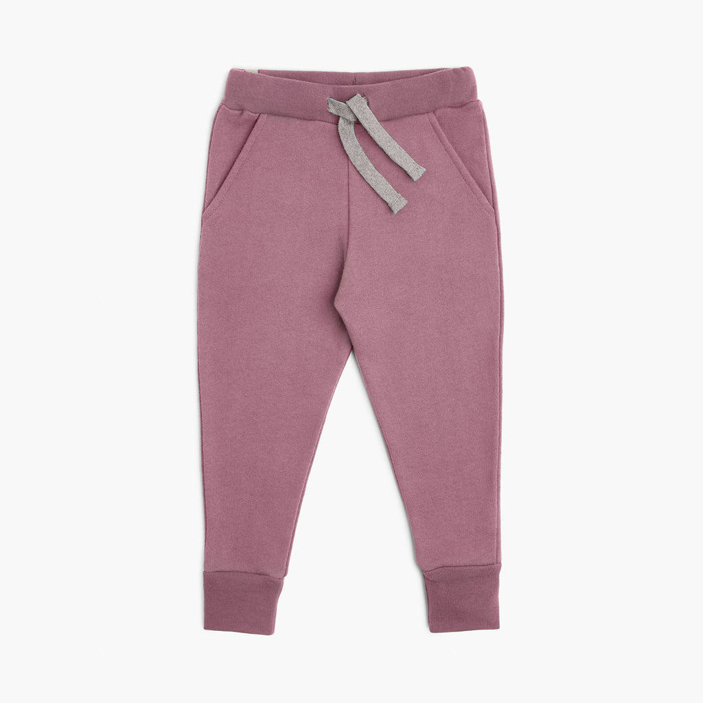 Plush Skinny Sweats - Sweatpants - Boysenberry - 6-12 months - mini mioche