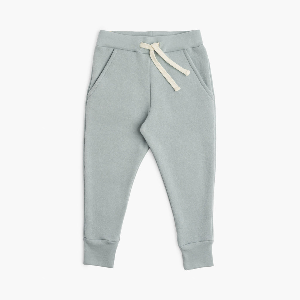 Plush Skinny Sweats - Sweatpants - Ocean - 6-12 months - mini mioche