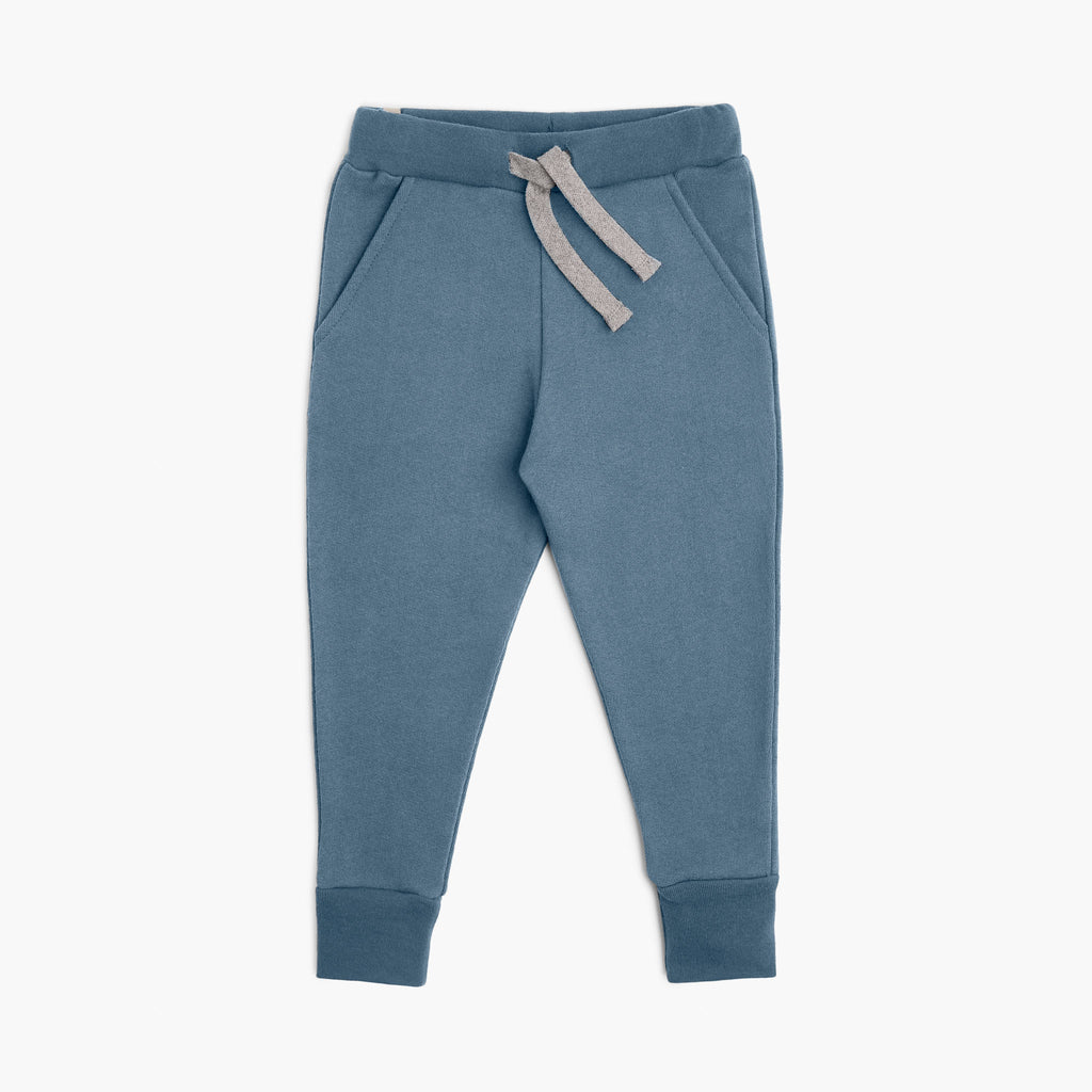 Plush Skinny Sweats - Sweatpants - River - 6-12 months - mini mioche