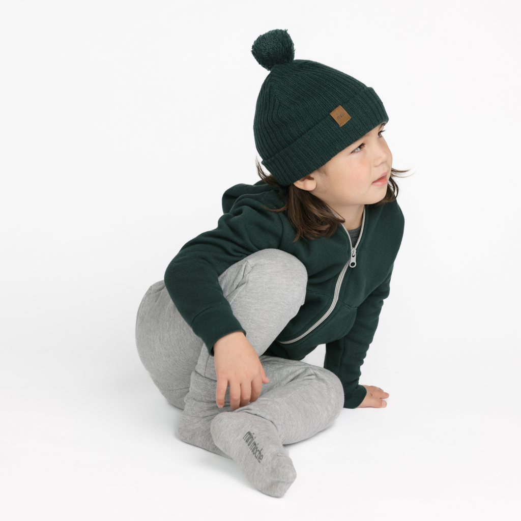 Pom-Pom Toque - Toques - Pine - 0-12 - mini mioche