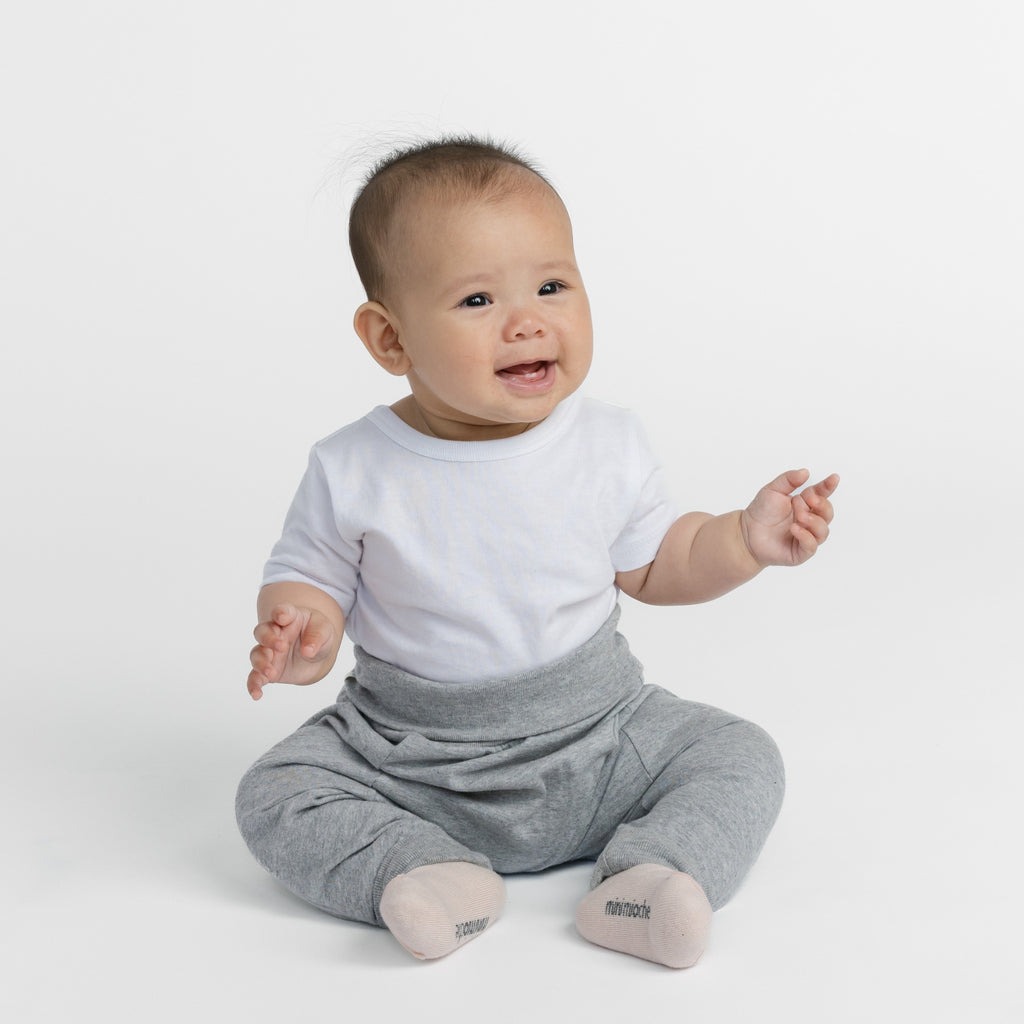 Cloud Short Sleeve Onesie - Onesies - White - 0-3 months - mini mioche