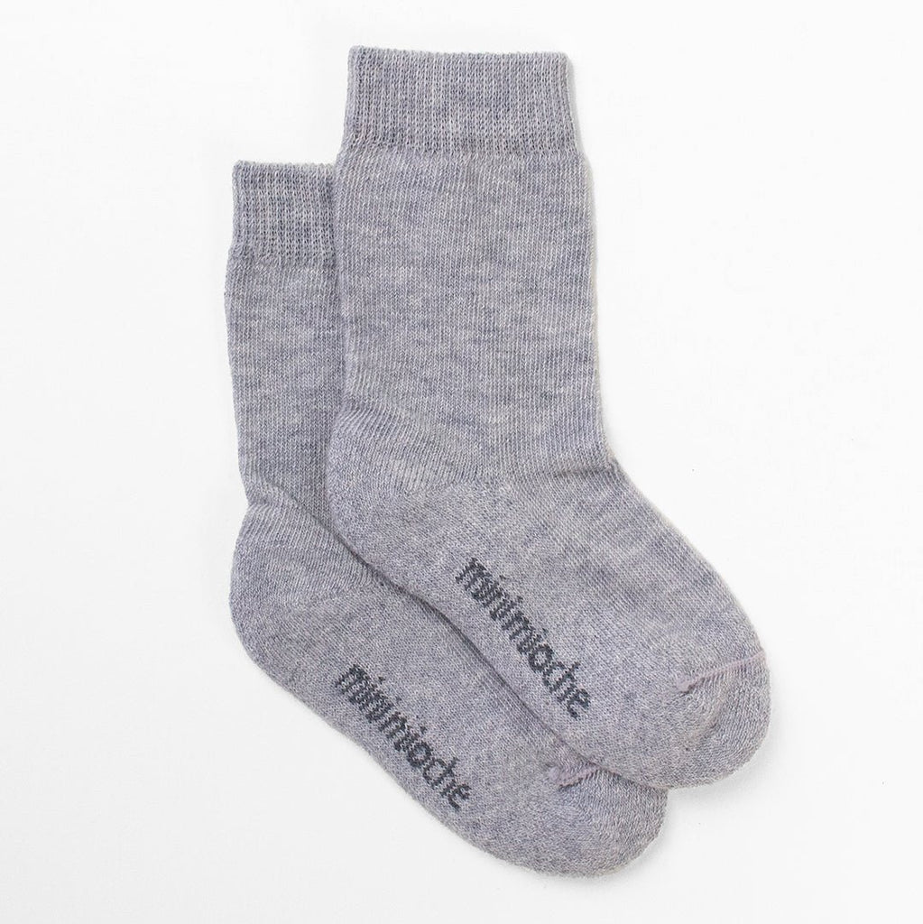 Socks - Socks - Heather Grey - Infant - mini mioche